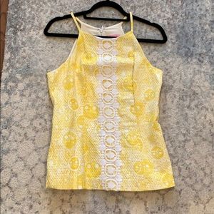 Lilly Pulitzer yellow tank top